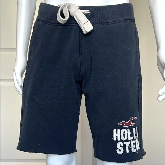 Navy Fleece Sweat Shorts - Size Sm 28-31” - Picture 1 of 5